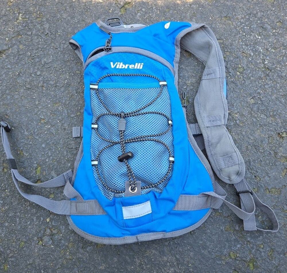 Vibrelli Water Hydration Bag/Backpack 2.0L, W/Adjustable Straps & Cargo Net
